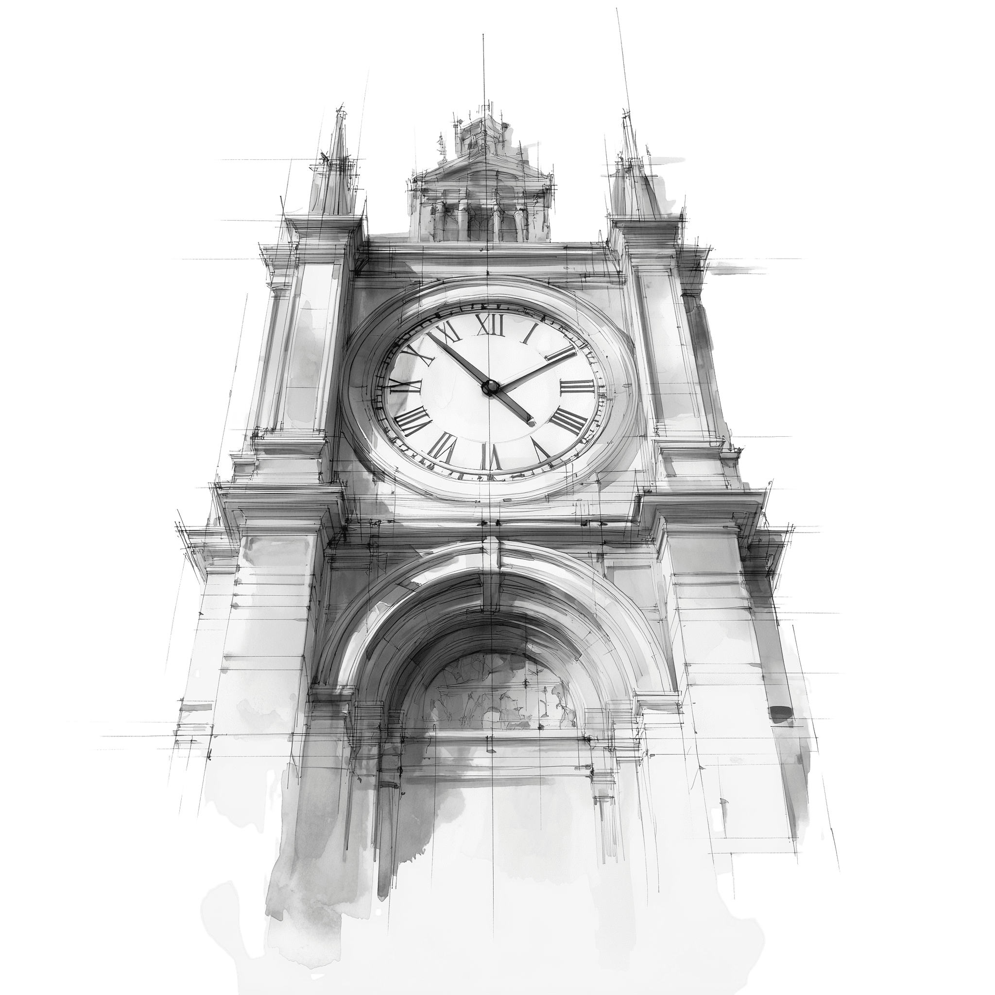 Trinity Church Clock face