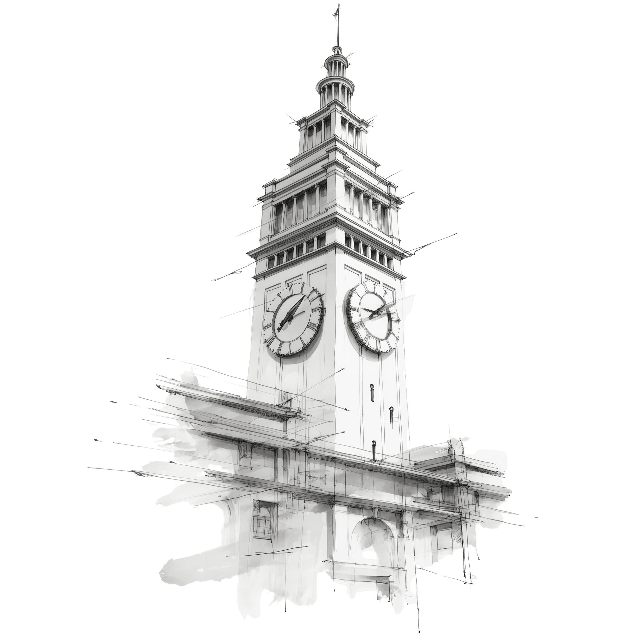 San Francisco port clock tower